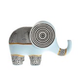Statueta elefant multicolor 22 cm
