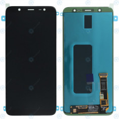 Samsung Galaxy J8 (SM-J810F) Modul de afișare LCD + Digitizer negru GH97-22145A GH97-22149A
