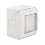 &Icirc;ntrerupător simplu aplicat 10A IP55 gri PT IP55 - TOTAL GREEN | 1201.101