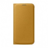 Husa Flip Carte EF-WG920BY Sams Galaxy S6 Galben Blister