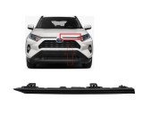 Ornament grila radiator Toyota Rav4 (Xa50), 04.2018-, Fata, partea Stanga, texturat; superior, Aftermarket