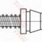 Conducta / cablu frana FORD KA (RB) (1996 - 2008) TRW PHC289