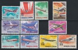 San Marino 1963/1965 Mi 792/800 + 801 + 829 MNH - Avioane moderne (I+II+II)