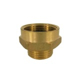 Niplu Dublu Alama Extins 1 1/4" AG x 1 1/2" IG