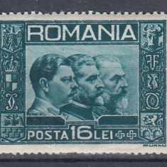 ROMANIA 1932 LP 92 EFIGIA CELOR 3 REGI SERIE MNH