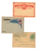 Honduras, Brazilia, Germania - Lot 3 carti postale necirculate, aprox.1900