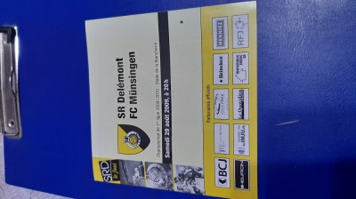 program SR Delemont - FC Munsingen foto