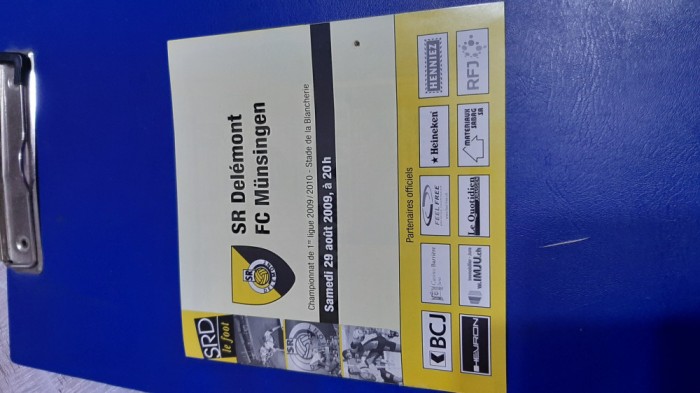 program SR Delemont - FC Munsingen