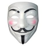 Cumpara ieftin Masca pentru copii IdeallStore&reg;, Anonymous Vendetta, plastic, alba