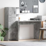 Cumpara ieftin Birou Gri din beton 133.5 x 50 x 124 cm 2 buc.