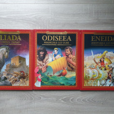 Miturile si Legendele Lumii: Iliada, Odiseea, Eneida (vol 1-3)