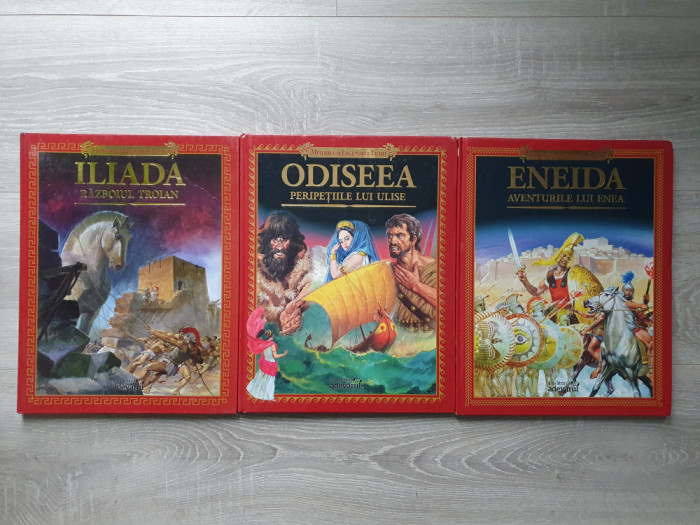 Miturile si Legendele Lumii: Iliada, Odiseea, Eneida (vol 1-3)