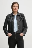 Sisley geaca culoarea negru, de tranzitie, 20BZLN05K