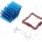 Radiator extrudat, aluminiu, 23mm x 23mm, albastru, Advanced Thermal Solutions - ATS-50230P-C1-R0