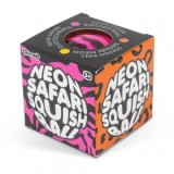 Jucarie antistres Scrunchems - Bila safari neon, diverse modele si culori