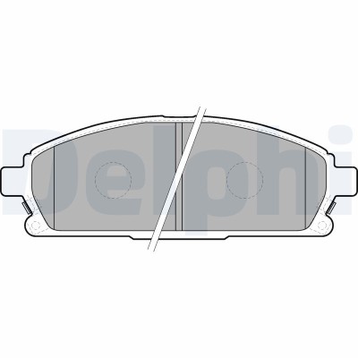 DELPHI LP1659 set placute frana,frana disc foto