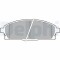 DELPHI LP1659 set placute frana,frana disc