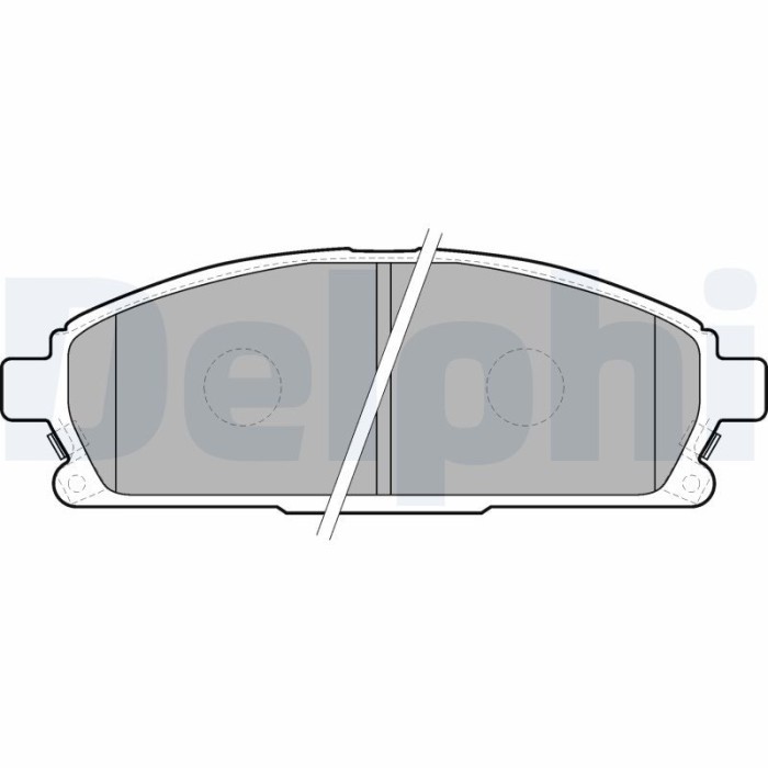 DELPHI LP1659 set placute frana,frana disc