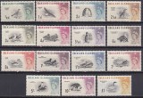 DB1 Fauna Arctica Pasari Ins Faulkland Uzuale 1960 15 v. MNH, Nestampilat