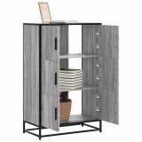 VidaXL Dulap nalt gri Sonoma 68x35x106,5 cm lemn prelucrat
