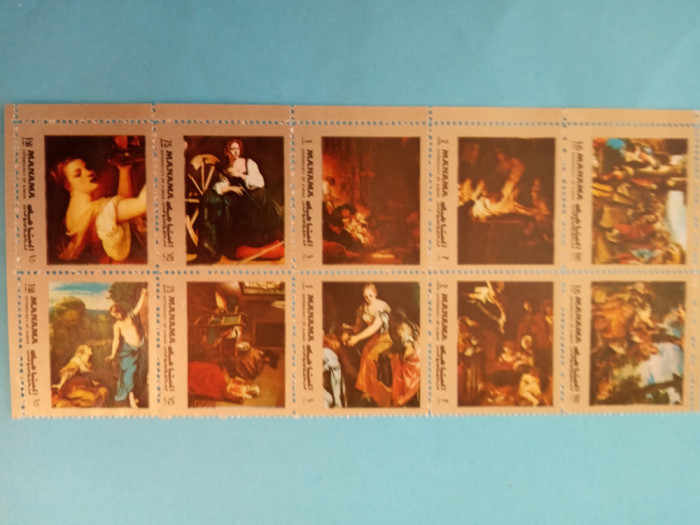 MANAMA, PICTURI - SERIE COMPLETĂ MNH
