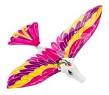 Jucarie interactiva, unicorn cu aripi colorate care zboara, sus, jos in curba sau cerc, Multicolor, 26x40 cm, Oem