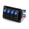 Panou universal cu 4 intrerupatoare ON OFF cu iluminare LED 12V, 24V