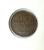 Moneda 10 Centesimi din San Marino 1936