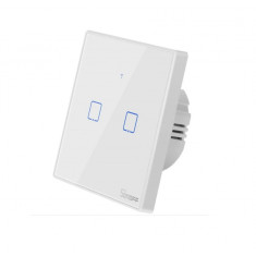 Intrerupator Wifi 2ch touch Sonoff IoT T0EU2C TX IM190314010 ALB