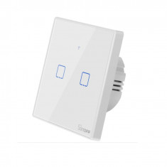Intrerupator Wifi 2ch touch Sonoff IoT T0EU2C TX IM190314010 ALB