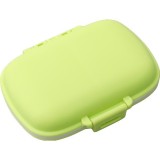 Organizator medicamente, plastic, 8 compartimente, 0.1 l, verde, flippy, 11 x 7 cm