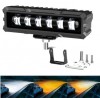 Proiector LED Auto 40W Alb-Galben 15.5cm, Offroad, ATV, Jeep, Camion, 10-80V, IP68, Aluminiu