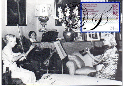 BELGIA 1989, CM, Muzica, Instrumente muzicale, Maxime foto