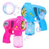Pistol electric baloane sapun, lumini si muzica, rezervor solutie 150 ml, 5 orificii, alimentare cu baterii, ProCart