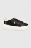 U.S. Polo Assn. sneakers din piele ARTIDE culoarea negru, ARTIDE001D