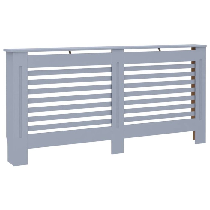 Masca pentru calorifer, antracit, 172 x 19 x 81,5 cm, MDF