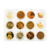 Cumpara ieftin Kit nail art, 12 bucăți &ndash; arămiu-auriu, INGINAILS