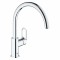 Baterie bucatarie Grohe Start Loop, efect cromat, monocomanda
