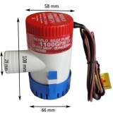 POMPA de APA la 12V 30W submersibila ptr. rezervoare , fantana , gradina