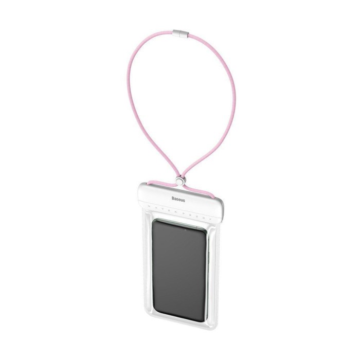 Husa telefon, Baseus, Universal, Roz/Transparent
