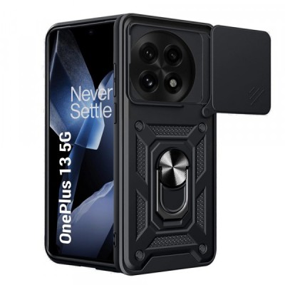 Husa pentru OnePlus 13, Techsuit, CamShield, Neagra foto