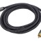Cablu RCA aurit, dublu ecranat, 2m