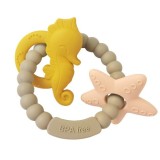 Jucarie dentitie bebelusi Flippy Model Bratara, Tematica Calut de Mare, Maro