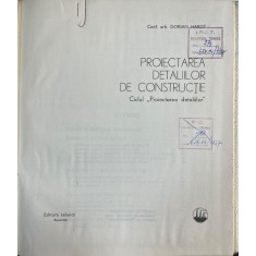 Conf. arh. Dorian Hardt - Proiectarea detaliilor de constructie. Ciclul