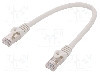 Cablu patch cord, Cat 6, lungime 0.25m, F/UTP, LOGILINK - CP2012S