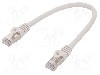 Cablu patch cord, Cat 6, lungime 0.25m, F/UTP, LOGILINK - CP2012S