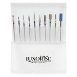 Cumpara ieftin Set Capete Freza Unghii LUXORISE, 10 buc