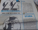 Revista 22 - săptăm&acirc;nal al grupului pentru dialog social (3 august 1990)