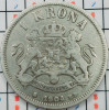 Suedia 1 kronor 1904 argint - Oscar II - km 760 - A010, Europa
