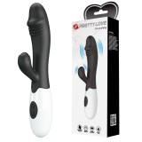 Vibrator Rabbit Snappy, Negru, 19 cm
